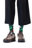 Happy Socks Male Green Patterned Cotton Socks | Derimod Happy Socks Male Green Patterned Cotton Socks | Derimod