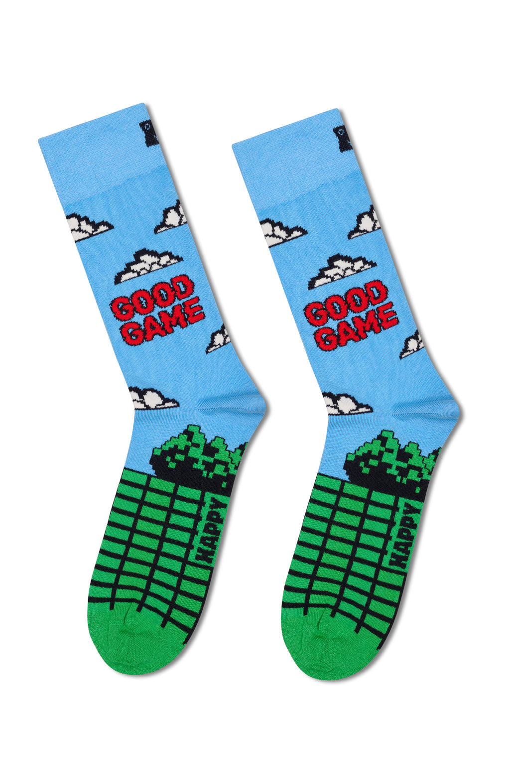 Happy Socks Erkek Çok Renkli Desenli Pamuklu 2'li Çorap Seti