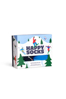 Happy Socks Male Multicolored Winter-Themed Cotton 2-Pack Sock Set | Derimod Happy Socks Male Multicolored Winter-Themed Cotton 2-Pack Sock Set | Derimod