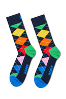 Happy Socks Erkek Çok Renkli Desenli Pamuklu 4'lü Çorap Seti | Derimod Happy Socks Erkek Çok Renkli Desenli Pamuklu 4'lü Çorap Seti | Derimod