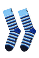 Happy Socks Erkek Lacivert Desenli Pamuklu 4'lü Çorap Seti | Derimod Happy Socks Erkek Lacivert Desenli Pamuklu 4'lü Çorap Seti | Derimod