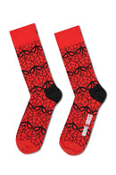 Happy Socks Male Multicolored Spider-Man Patterned Cotton 3-Pack Socks Set | Derimod Happy Socks Male Multicolored Spider-Man Patterned Cotton 3-Pack Socks Set | Derimod