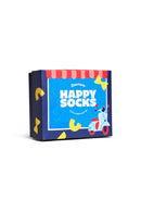 Happy Socks Erkek Lacivert Desenli Pamuklu 2'li Çorap Seti | Derimod Happy Socks Erkek Lacivert Desenli Pamuklu 2'li Çorap Seti | Derimod