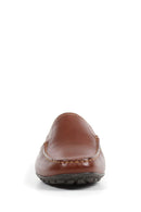 Geox Men's Brown Moner Leather Loafer | Derimod Geox Men's Brown Moner Leather Loafer | Derimod