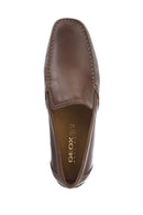 Geox Men's Brown Moner Leather Loafer | Derimod Geox Men's Brown Moner Leather Loafer | Derimod
