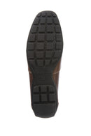 Geox Men's Brown Moner Leather Loafer | Derimod Geox Men's Brown Moner Leather Loafer | Derimod