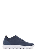 Geox Erkek Mavi Spherica Bağcıklı Kumaş Sneaker | Derimod Geox Erkek Mavi Spherica Bağcıklı Kumaş Sneaker | Derimod