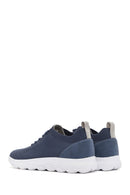Geox Erkek Mavi Spherica Bağcıklı Kumaş Sneaker | Derimod Geox Erkek Mavi Spherica Bağcıklı Kumaş Sneaker | Derimod