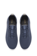 Geox Erkek Mavi Spherica Bağcıklı Kumaş Sneaker | Derimod Geox Erkek Mavi Spherica Bağcıklı Kumaş Sneaker | Derimod