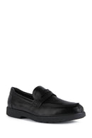 Geox Men's Black Spherica Ec11 Leather Loafer | Derimod Geox Men's Black Spherica Ec11 Leather Loafer | Derimod