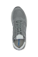 Geox Men's Gray U Spherica VSeries Sneaker | Derimod Geox Men's Gray U Spherica VSeries Sneaker | Derimod