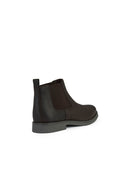 Geox Men's Brown Claudio Nubuck Leather Chelsea Boots | Derimod Geox Men's Brown Claudio Nubuck Leather Chelsea Boots | Derimod