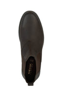 Geox Men's Brown Claudio Nubuck Leather Chelsea Boots | Derimod Geox Men's Brown Claudio Nubuck Leather Chelsea Boots | Derimod