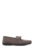 Geox Men's Gray U Ascanio Suede Leather Casual Loafer | Derimod Geox Men's Gray U Ascanio Suede Leather Casual Loafer | Derimod