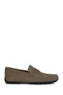 Geox Men's Mink Kosmopolis Suede Leather Casual Loafer | Derimod Geox Men's Mink Kosmopolis Suede Leather Casual Loafer | Derimod