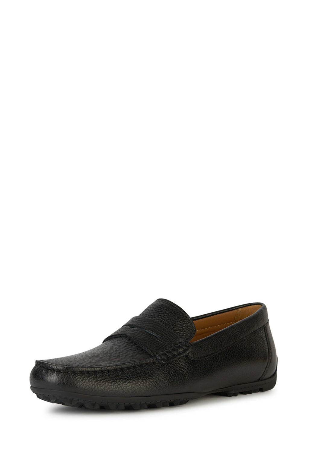 Geox Erkek Siyah U Kosmopolis + Grip B - Tum Deri Casual Loafer