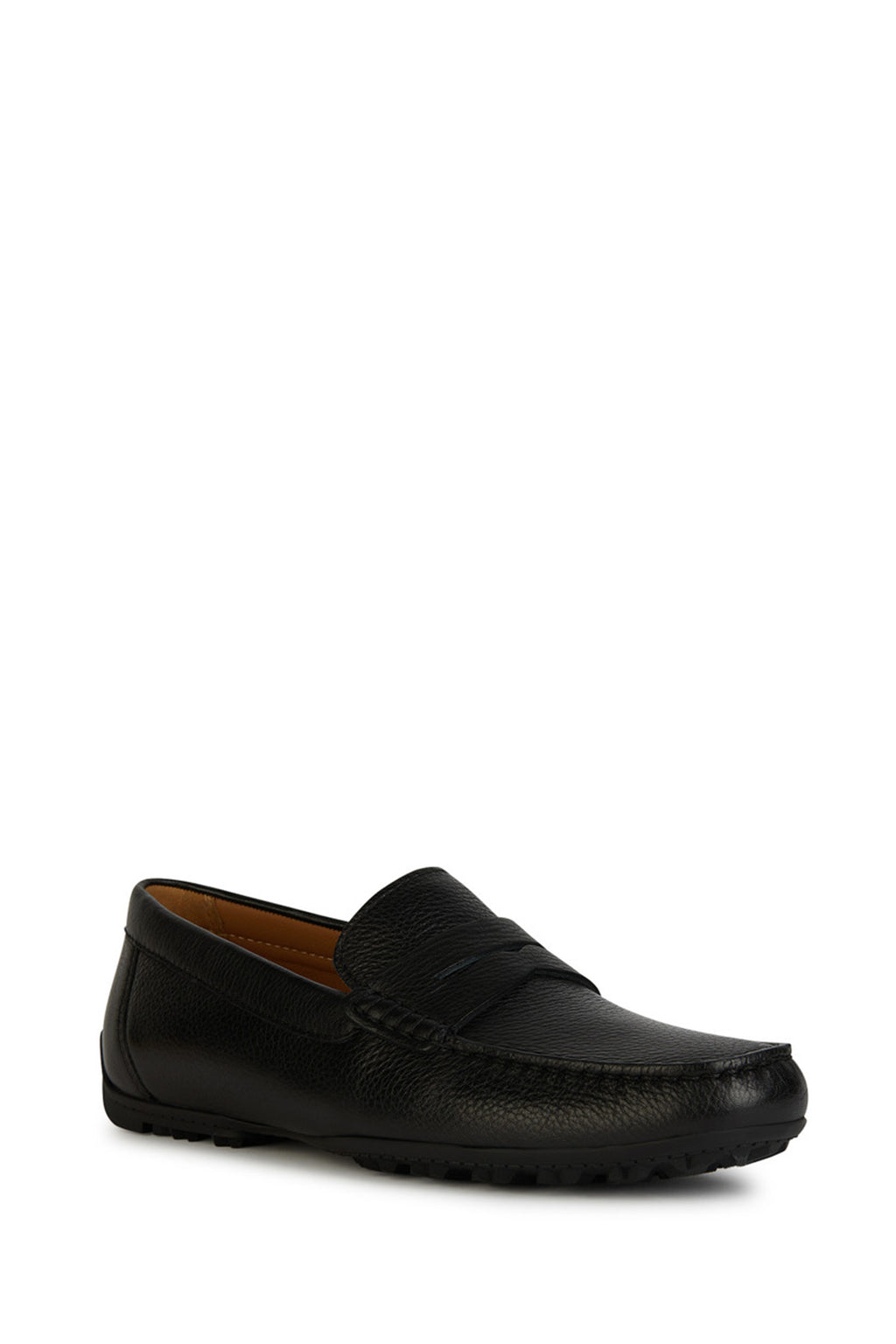 Geox Erkek Siyah U Kosmopolis + Grip B - Tum Deri Casual Loafer