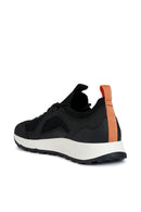 Geox Erkek Siyah Deri Detaylı U Terrestre Sneaker | Derimod Geox Erkek Siyah Deri Detaylı U Terrestre Sneaker | Derimod