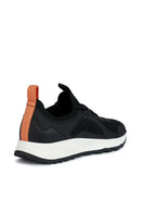 Geox Erkek Siyah Deri Detaylı U Terrestre Sneaker | Derimod Geox Erkek Siyah Deri Detaylı U Terrestre Sneaker | Derimod