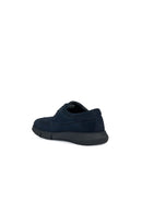 Geox Men's Navy Blue Adacter Lace-Up Nubuck Leather Casual Shoes | Derimod Geox Men's Navy Blue Adacter Lace-Up Nubuck Leather Casual Shoes | Derimod
