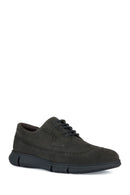 Geox Men's Brown Adacter Nubuck Leather Casual Shoes | Derimod Geox Men's Brown Adacter Nubuck Leather Casual Shoes | Derimod