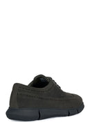 Geox Men's Brown Adacter Nubuck Leather Casual Shoes | Derimod Geox Men's Brown Adacter Nubuck Leather Casual Shoes | Derimod