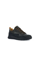 Geox Men's Anthracite Terrestre B Abx C Lace-up Leather Sneaker | Derimod Geox Men's Anthracite Terrestre B Abx C Lace-up Leather Sneaker | Derimod