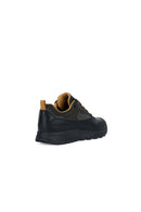 Geox Men's Anthracite Terrestre B Abx C Lace-up Leather Sneaker | Derimod Geox Men's Anthracite Terrestre B Abx C Lace-up Leather Sneaker | Derimod
