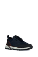 Geox Erkek Lacivert Sterrato B Abx C Bağcıklı Deri Sneaker | Derimod Geox Erkek Lacivert Sterrato B Abx C Bağcıklı Deri Sneaker | Derimod