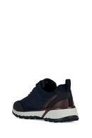 Geox Erkek Lacivert Sterrato B Abx C Bağcıklı Deri Sneaker | Derimod Geox Erkek Lacivert Sterrato B Abx C Bağcıklı Deri Sneaker | Derimod