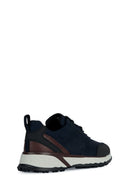Geox Erkek Lacivert Sterrato B Abx C Bağcıklı Deri Sneaker | Derimod Geox Erkek Lacivert Sterrato B Abx C Bağcıklı Deri Sneaker | Derimod