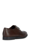 Geox Men's Brown Decio Laced Leather Classic Shoes | Derimod Geox Men's Brown Decio Laced Leather Classic Shoes | Derimod