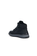 Geox Men's Black Granito Lace-Up Leather Boots | Derimod Geox Men's Black Granito Lace-Up Leather Boots | Derimod