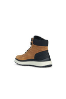 Geox Men's Cinnamon Granito Lace-Up Leather Boots | Derimod Geox Men's Cinnamon Granito Lace-Up Leather Boots | Derimod