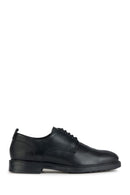 Geox Men's Black Tiberio Laced Leather Masculine Classic Shoes | Derimod Geox Men's Black Tiberio Laced Leather Masculine Classic Shoes | Derimod