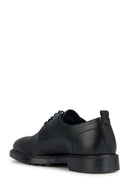 Geox Men's Black Tiberio Laced Leather Masculine Classic Shoes | Derimod Geox Men's Black Tiberio Laced Leather Masculine Classic Shoes | Derimod