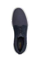 Geox Men's Navy Blue Spherica Leather Casual Shoes | Derimod Geox Men's Navy Blue Spherica Leather Casual Shoes | Derimod