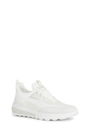 Geox Erkek Beyaz Bağcıklı Kalın Tabanlı Kumaş Sneaker | Derimod Geox Erkek Beyaz Bağcıklı Kalın Tabanlı Kumaş Sneaker | Derimod