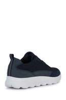 Geox Erkek Lacivert Spherica Bağcıklı Deri Sneaker | Derimod Geox Erkek Lacivert Spherica Bağcıklı Deri Sneaker | Derimod