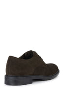 Geox Men's Brown Walk Pleasure Lace-Up Suede Leather Casual Shoes | Derimod Geox Men's Brown Walk Pleasure Lace-Up Suede Leather Casual Shoes | Derimod