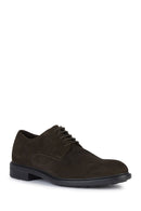 Geox Men's Brown Walk Pleasure Lace-Up Suede Leather Casual Shoes | Derimod Geox Men's Brown Walk Pleasure Lace-Up Suede Leather Casual Shoes | Derimod