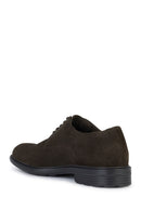 Geox Men's Brown Walk Pleasure Lace-Up Suede Leather Casual Shoes | Derimod Geox Men's Brown Walk Pleasure Lace-Up Suede Leather Casual Shoes | Derimod