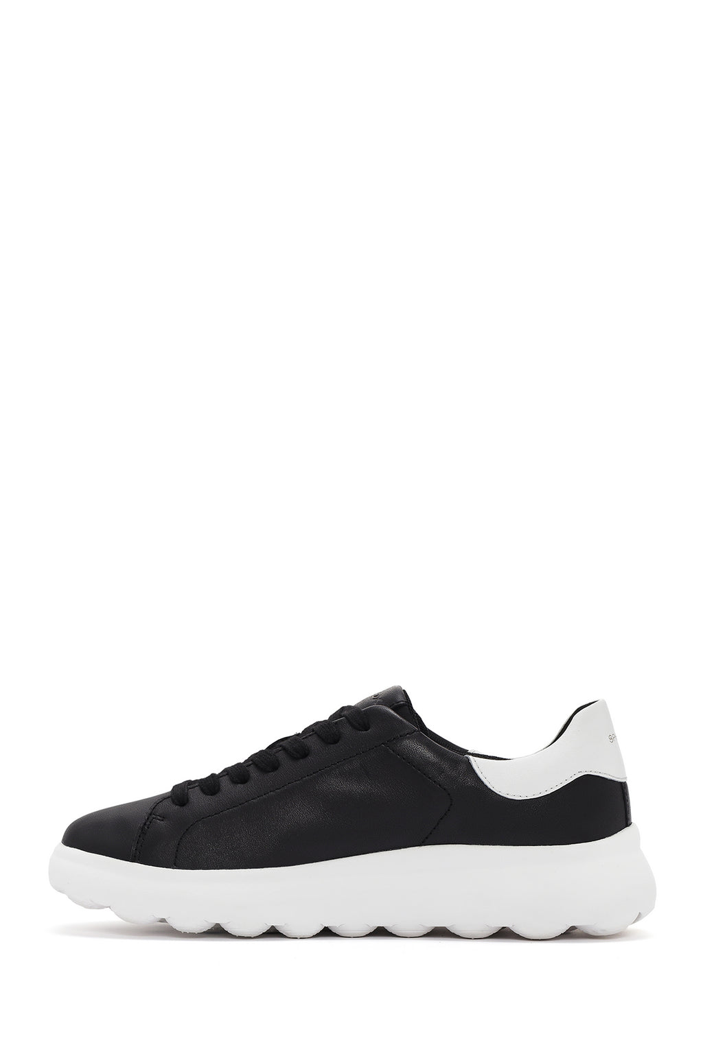 Geox Erkek Siyah Spherica Bağcıklı Deri Sneaker