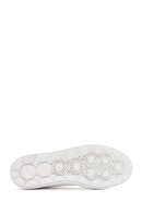 Geox Men's White Spherica Ecub Lace-Up Leather Sneaker | Derimod Geox Men's White Spherica Ecub Lace-Up Leather Sneaker | Derimod