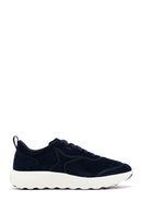 Geox Erkek Lacivert Kalın Tabanlı Bağcıklı Süet Deri Sneaker | Derimod Geox Erkek Lacivert Kalın Tabanlı Bağcıklı Süet Deri Sneaker | Derimod