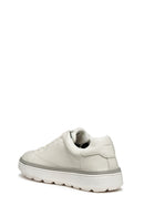Geox Erkek Beyaz U Spherıca Ecub-1.1 B Abx Bağcıklı Deri Sneaker | Derimod Geox Erkek Beyaz U Spherıca Ecub-1.1 B Abx Bağcıklı Deri Sneaker | Derimod