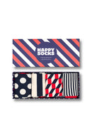 Happy Socks Erkek Lacivert 4’lü Pamuklu Çorap Seti | Derimod Happy Socks Erkek Lacivert 4’lü Pamuklu Çorap Seti | Derimod