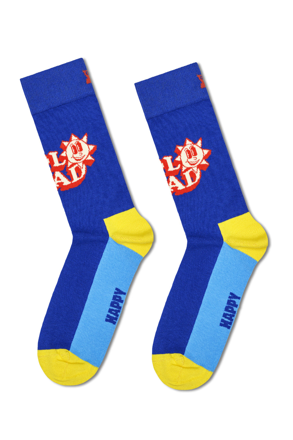Happy Socks Erkek Çok Renkli Süper Baba Temalı 3’lü Pamuklu Çorap Seti