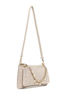 Kadın Krem Uzun Askılı Baskılı Portföy Çanta | Derimod Kadın Krem Uzun Askılı Baskılı Portföy Çanta | Derimod