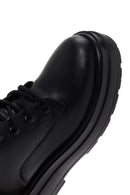 Women's Black Thick Soled Zippered Boots | Derimod Women's Black Thick Soled Zippered Boots | Derimod